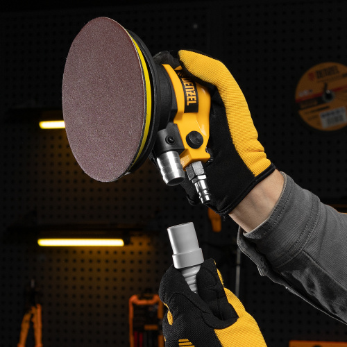 Эксцентриковая шлифовальная машина EPG150, 150 мм, 10000 об/мин, 5 мм, 160 л/мин Denzel по ценам производителя в Москве с доставкой по всей России