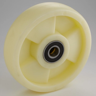 Колесо нейлоновое 200х50 мм без подшипника для тележек гидравлических BF/WB/RHP по ценам производителя в Москве с доставкой по всей России