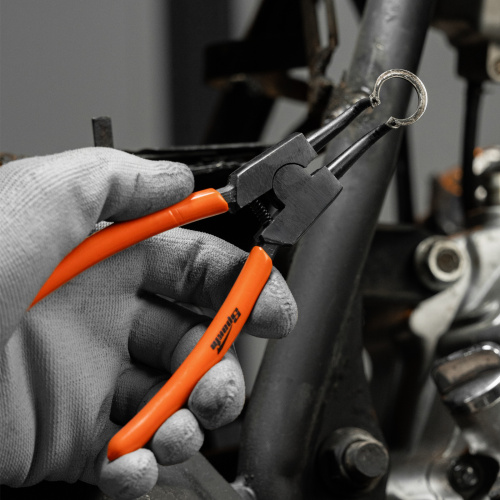 Съемник, 150 мм, для внешних стопорных колец, изогнутые губки (разжим) Sparta по ценам производителя в Москве с доставкой по всей России