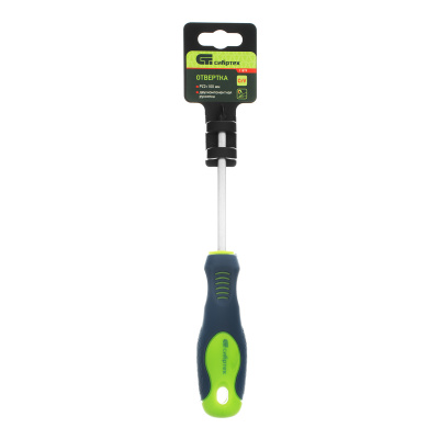 Отвертка, PZ2 х 100 мм, CrV, двухкомпонентная рукоятка Сибртех по ценам производителя в Москве с доставкой по всей России