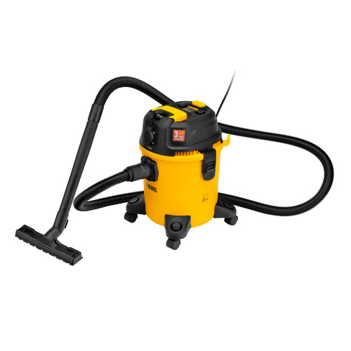 Пылесос строительный RVC20, 1400 Вт, бак 20 л, шланг 3 м, розетка с автосинхр. Denzel по ценам производителя в Москве с доставкой по всей России