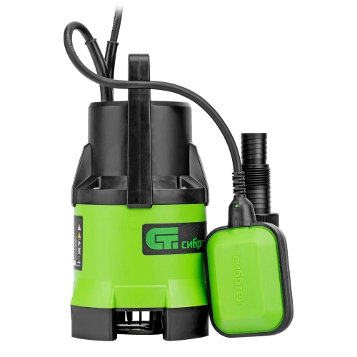 Дренажный насос для грязной воды СДН450-35, 450 Вт, напор 5.5 м, 8000 л/ч Сибртех по ценам производителя в Москве с доставкой по всей России