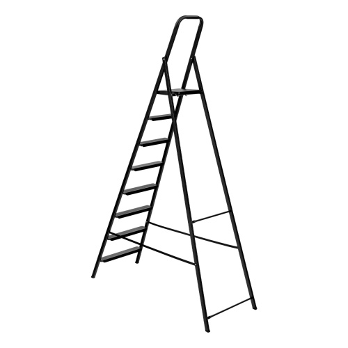 Стремянка 8 ступеней, компактная, стальная Сибртех по ценам производителя в Москве с доставкой по всей России