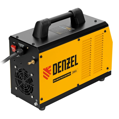 Аппарат инвертор. аргонодуговой сварки ITIG-200 DС Pulse Cold Weld, 200 А, ПВ 60% Denzel по ценам производителя в Москве с доставкой по всей России