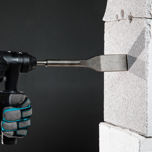 Зубило плоское, изогнутое 40 x 260 мм, SDS Plus Gross по ценам производителя в Москве с доставкой по всей России