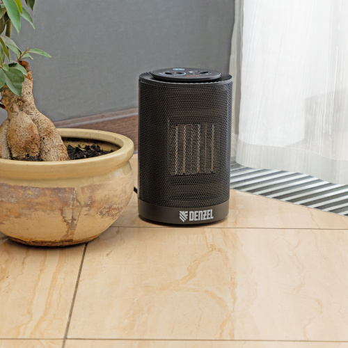 Тепловентилятор керамический DTFC-1200S, вращение, 3 реж., вент., нагрев 600/1200 Вт Denzel по ценам производителя в Москве с доставкой по всей России