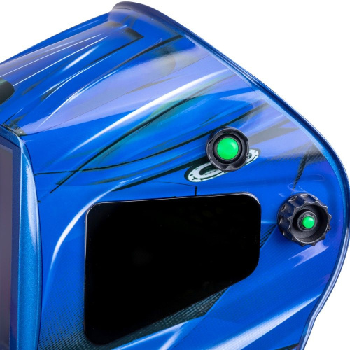 Маска сварщика КОРУНД МЕГА синяя (ф-р MEGA LED 2) без коробки по ценам производителя в Москве с доставкой по всей России