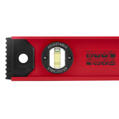 Уровень алюминиевый "Рельс", 600 мм, 3 глазка, усиленный Matrix по ценам производителя в Москве с доставкой по всей России