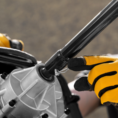 Шнек для грунта ER-80, диаметр 80 мм, длина 800 мм,соединение 20 мм, съемный нож Denzel по ценам производителя в Москве с доставкой по всей России