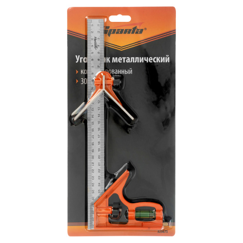 Угольник, 300 мм, металлический, комбинированный Sparta по ценам производителя в Москве с доставкой по всей России
