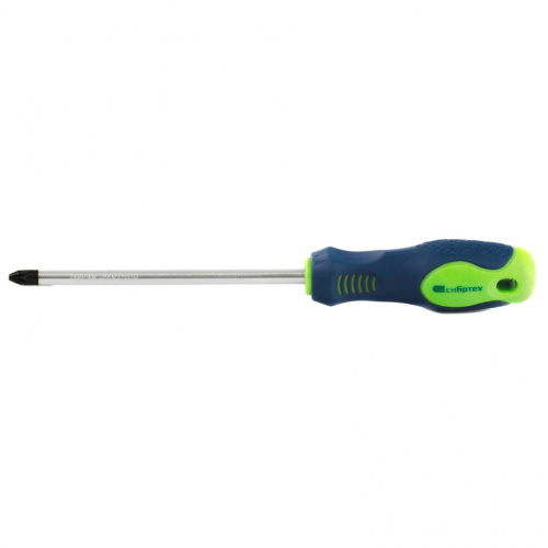 Отвертка, PZ3 х 150 мм, CrV, двухкомпонентная рукоятка Сибртех по ценам производителя в Москве с доставкой по всей России