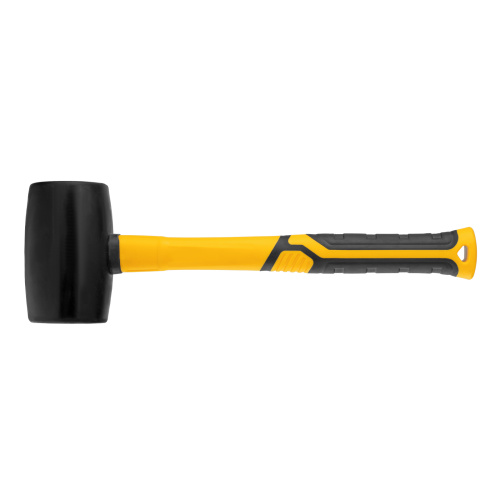 Киянка резиновая, 680 г, черная, фибергласовая рукоятка c TPR покрытием Denzel по ценам производителя в Москве с доставкой по всей России