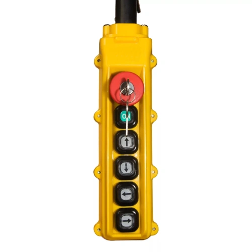 Пульт управления для талей CD (4 кнопки + пуск + аварийный бутон 380в) по ценам производителя в Москве с доставкой по всей России