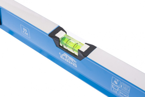 Уровень алюминиевый, двуручный, 800 мм, профиль 1,6 мм, фрезеров, ударопрочные заглушки, 3 глазка Барс по ценам производителя в Москве с доставкой по всей России