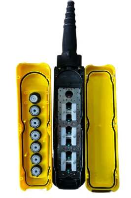 Пульт управления XAC-A6713Y для тали (6 кнопок, 1 скорость, ключ-марка, стоп, IP65, 380В) по ценам производителя в Москве с доставкой по всей России