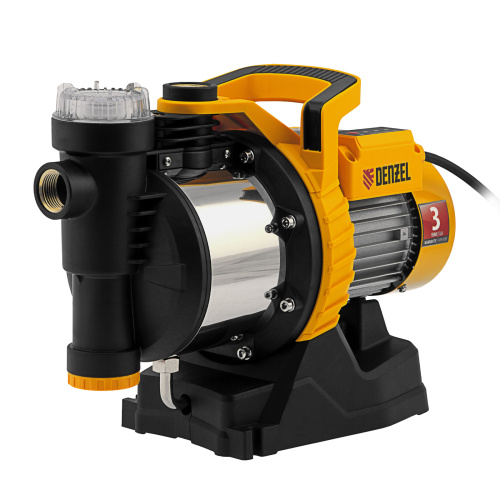 Садовый поверхностный насос GP1100SS, 1100 Вт, 4000 л/ч, подъем 45 м, пластик Denzel по ценам производителя в Москве с доставкой по всей России