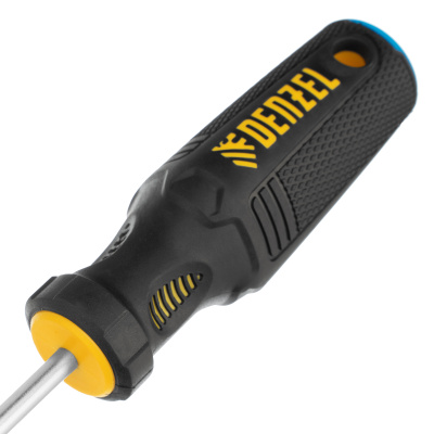 Отвертка SL5x75 мм, CrV, трехкомпонентная рукоятка Denzel по ценам производителя в Москве с доставкой по всей России
