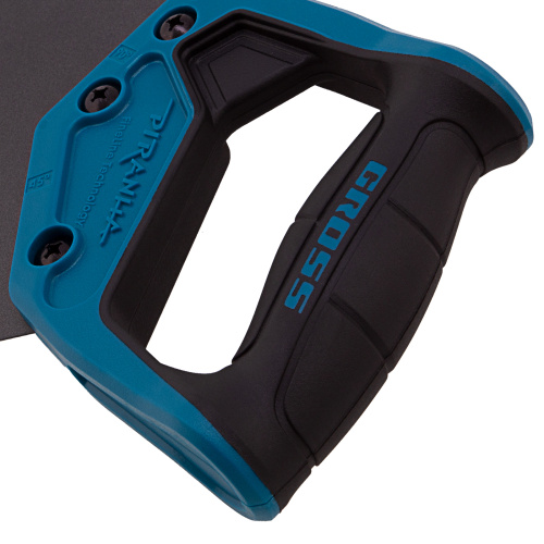 Ножовка по дереву "Piranha", 450 мм, 11-12 TPI, зуб-3D, каленый зуб, тефлоновое покрытие полотна, двухкомпонентная рукоятка Gross по ценам производителя в Москве с доставкой по всей России