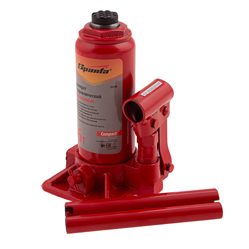 Домкрат гидравлический бутылочный, 6 т, h подъема 180–340 мм Sparta Compact по ценам производителя в Москве с доставкой по всей России