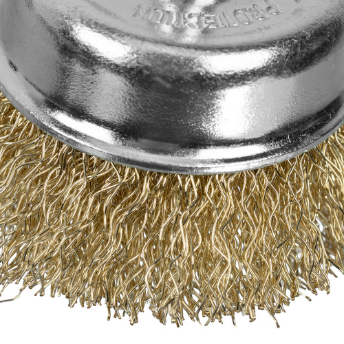 Набор щеток для дрели, 3 шт, 1 плоская, 65 мм, 50 мм "чашка", ручная металлическая Matrix по ценам производителя в Москве с доставкой по всей России