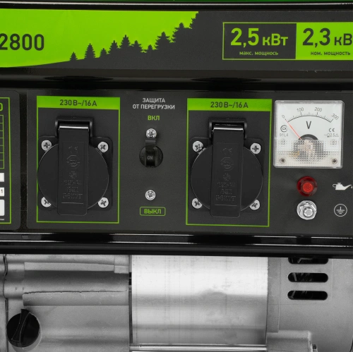 Генератор бензиновый БС-2800, 2.5 кВт, 230В, четырехтактный, 15 л, ручной стартер Сибртех по ценам производителя в Москве с доставкой по всей России