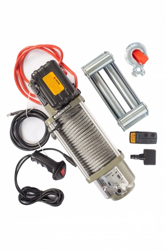 Лебедка автомобильная электрическая 6804кг  28м 24В TOR SEC15000 по ценам производителя в Москве с доставкой по всей России