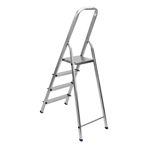 Стремянка, 4 ступени, алюминиевая, Сибртех по ценам производителя в Москве с доставкой по всей России
