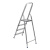 Стремянка, 4 ступени, алюминиевая, Сибртех по ценам производителя в Москве с доставкой по всей России