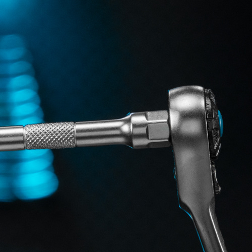 Набор торцевых головок, трещотка 120 зубьев, 1/4", CrV, 36 предметов Gross по ценам производителя в Москве с доставкой по всей России