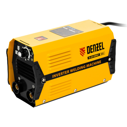 Аппарат инверторный дуговой сварки DS-200 Compact, 200 А, ПВ 70%, диаметр электрода 1.6-5 мм Denzel по ценам производителя в Москве с доставкой по всей России