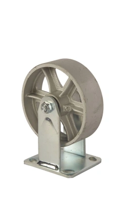 Колесо большегрузное неповоротное FCS 63 150 мм чугунное (F) по ценам производителя в Москве с доставкой по всей России