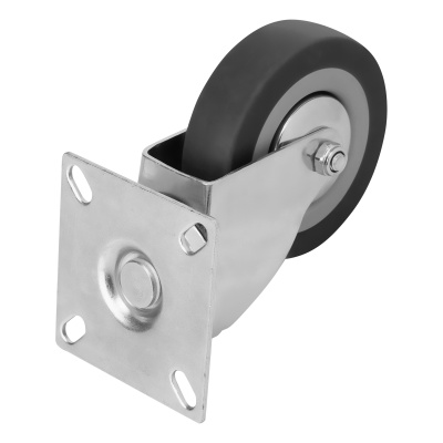 Колесо поворотное D 75 мм, крепление  платформенное Сибртех по ценам производителя в Москве с доставкой по всей России