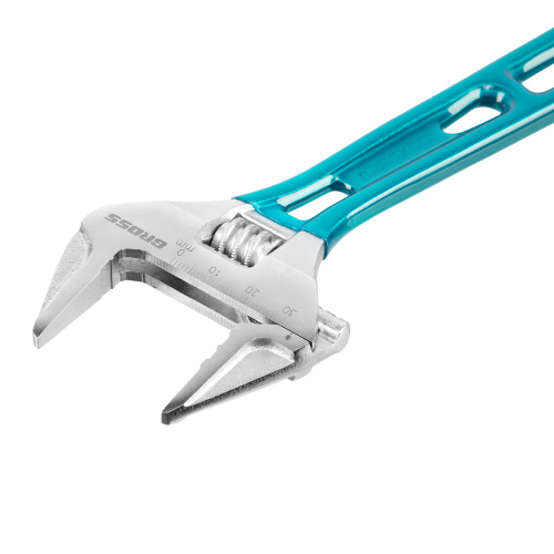 Ключ разводной 200 мм, CrV, облегченный Gross по ценам производителя в Москве с доставкой по всей России