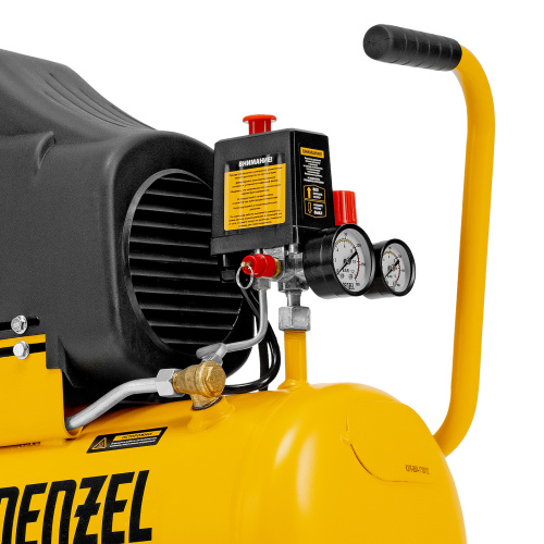 Компрессор воздушный DLC1300/24 безмасляный 1.3 кВт, 24 литра, 206 л/мин Denzel по ценам производителя в Москве с доставкой по всей России