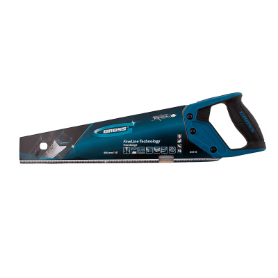 Ножовка по дереву "Piranha", 400 мм, 11-12 TPI, зуб-3D, каленый зуб, двухкомпонентная рукоятка Gross по ценам производителя в Москве с доставкой по всей России