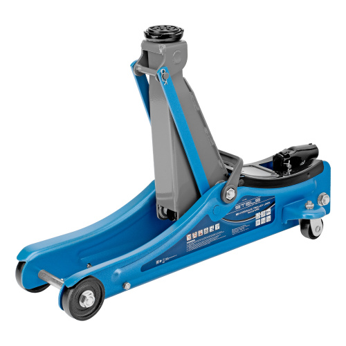 Домкрат гидравлический подкатной в пластиковом кейсе, 2 т, Low Profile, 80-380 мм Stels по ценам производителя в Москве с доставкой по всей России