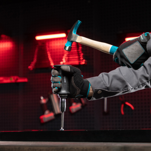 Отвертка ударно-поворотная 1/2, набор бит, 6 шт, черная ручка Профи, пластиковый бокс Matrix по ценам производителя в Москве с доставкой по всей России