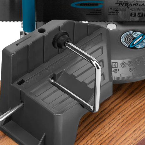 Стусло прецизионное, двухплоскостное, пила 600 мм, две прижимные струбцины, ограничительный упор Gross по ценам производителя в Москве с доставкой по всей России