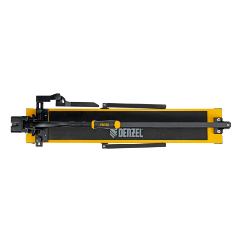 Плиткорез рельсовый 800х16мм, каретка на подш., стальная станина, усил. рукоятка-пенал Denzel по ценам производителя в Москве с доставкой по всей России