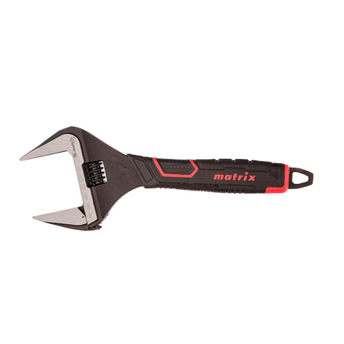 Ключ разводной, тонкие губки, фосфатированный, двухкомпонентная рукоятка, 300 мм, PRO Matrix по ценам производителя в Москве с доставкой по всей России