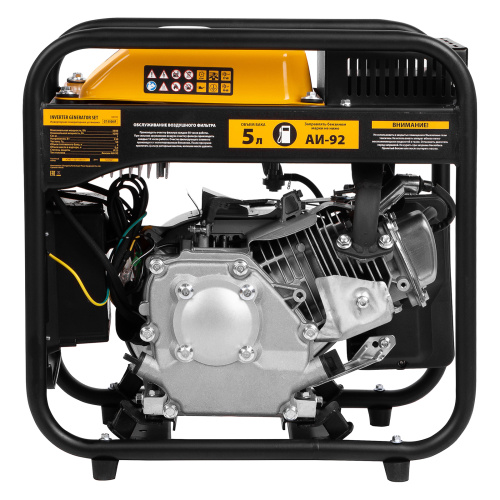 Генератор инверторный GT-3500iF, 3.5 кВт, 230 В, бак 5 л, открытый корпус, ручной старт Denzel по ценам производителя в Москве с доставкой по всей России