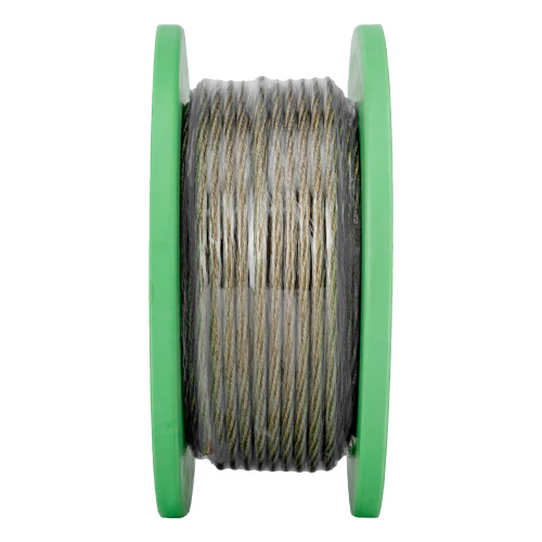 Трос металлополимерный прозрачный ПР-5.0, толщина 5.0 мм, катушка 50 метров Сибртех по ценам производителя в Москве с доставкой по всей России