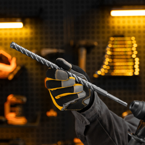 Бур по бетону, цельная крестовая пластина, 14x315 мм, SDS PLUS Denzel по ценам производителя в Москве с доставкой по всей России