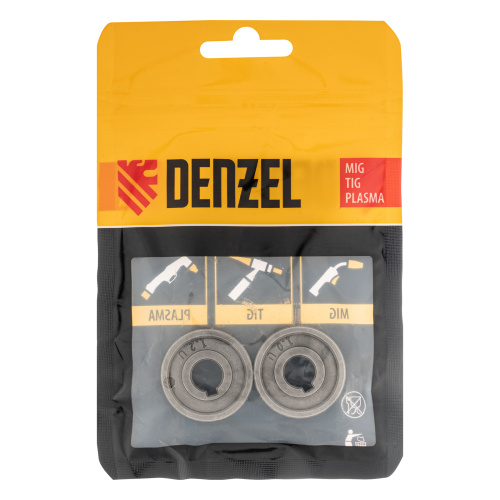 Подающий ролик, U профиль под алюминиевую проволоку 1,0-1,2 мм, 2 шт Denzel по ценам производителя в Москве с доставкой по всей России