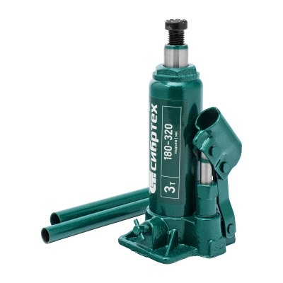 Домкрат гидравлический бутылочный, 3 т, 180-320 мм, в пласт. кейсе Сибртех купить в Москве с доставкой по всей России | ProtosMarket.ru