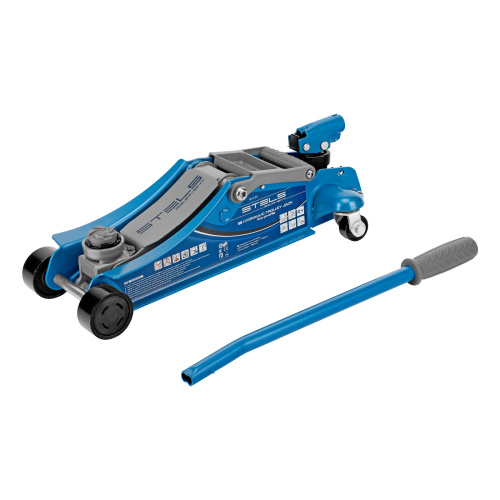 Домкрат гидравлический подкатной, поворотная рукоятка, 2 т, Low Profile, 100-350 мм Stels по ценам производителя в Москве с доставкой по всей России