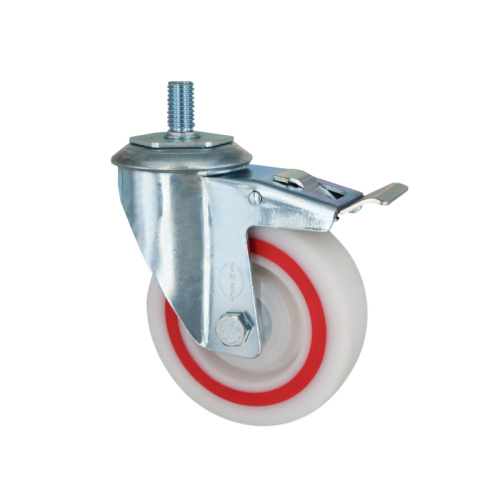 Колесо полипропиленовое с болтом и тормозом EM05 MBTM 100 F по ценам производителя в Москве с доставкой по всей России