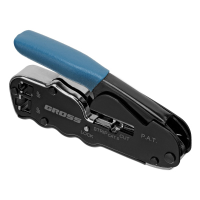 Клещи для обжима телефонных и компьютерных клемм RJ45, 8P и RJ11/12, 6P, компактный размер, CAT5 Gross по ценам производителя в Москве с доставкой по всей России