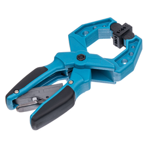 Струбцина клещеобразная 1-1/2, пластиковый корпус, храповой механизм жесткой фиксации, 38 мм Gross по ценам производителя в Москве с доставкой по всей России