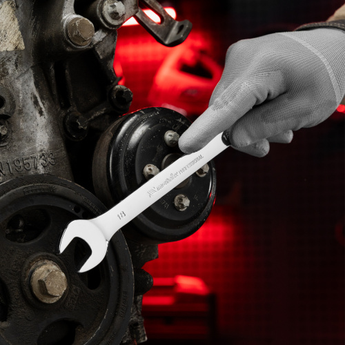 Ключ комбинированный трещоточный, 18 мм, CrV, зеркальный хром Matrix Professional по ценам производителя в Москве с доставкой по всей России